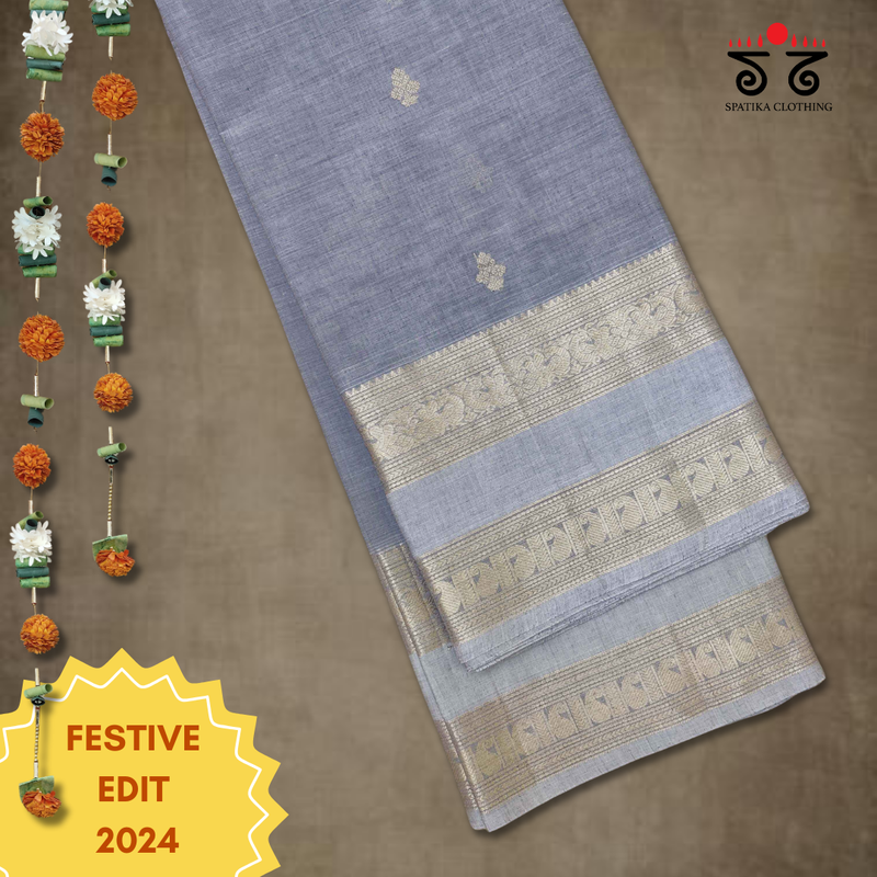 Vintage Kanjivaram Saree in Cotton