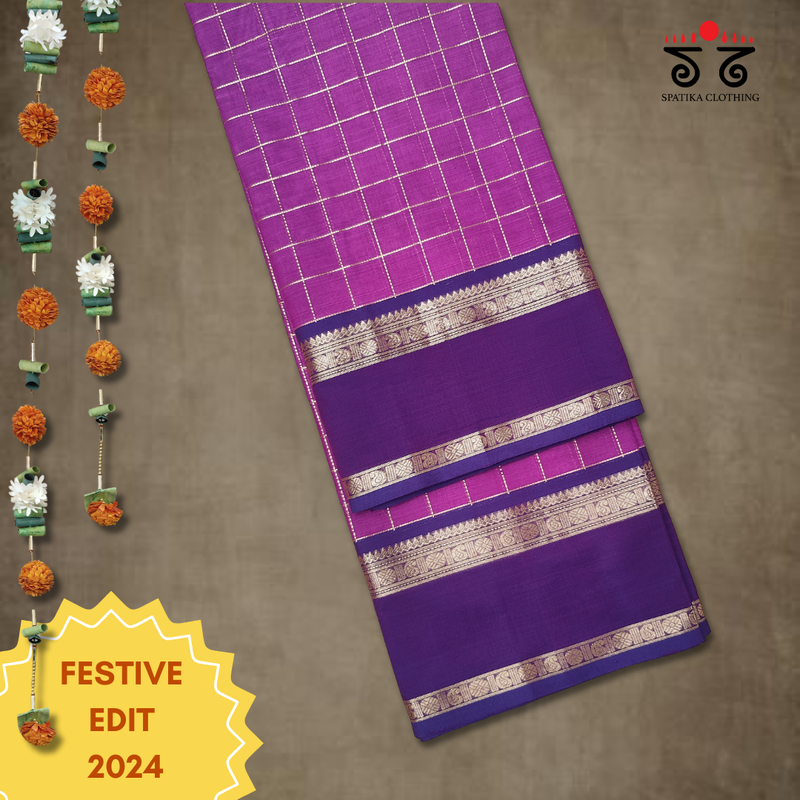 Vintage Kanjivaram Saree in Cotton