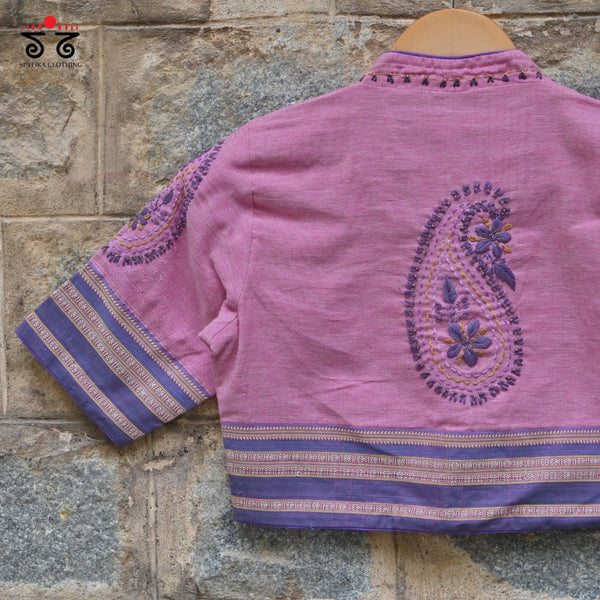 Chikan Hand - Embroidered Blouse