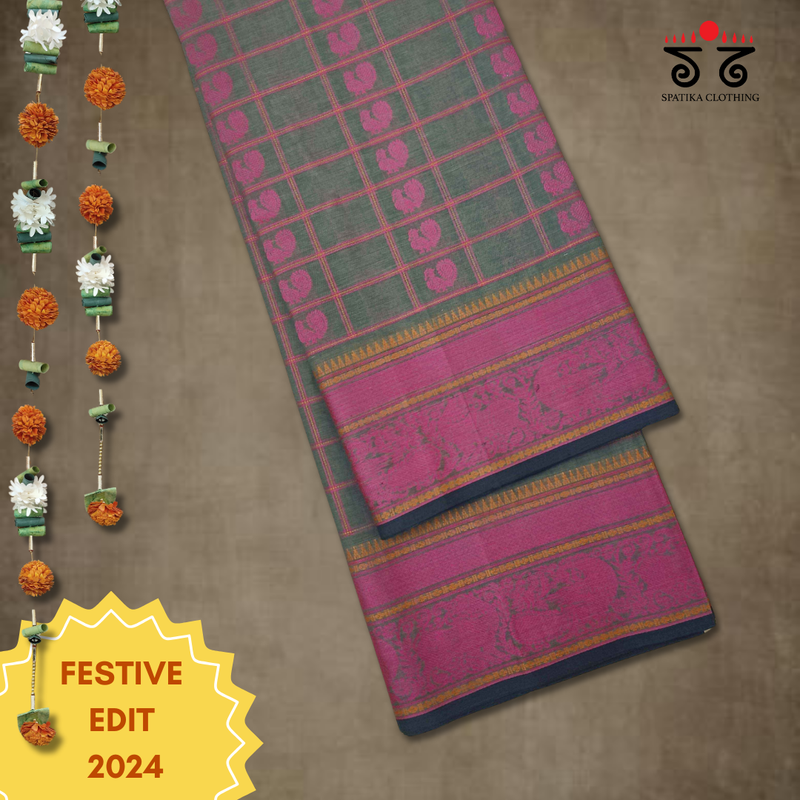 Vintage Kanjivaram Saree in Cotton