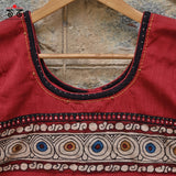 Boondh Pen Kalamkari Handembroidered  Blouse