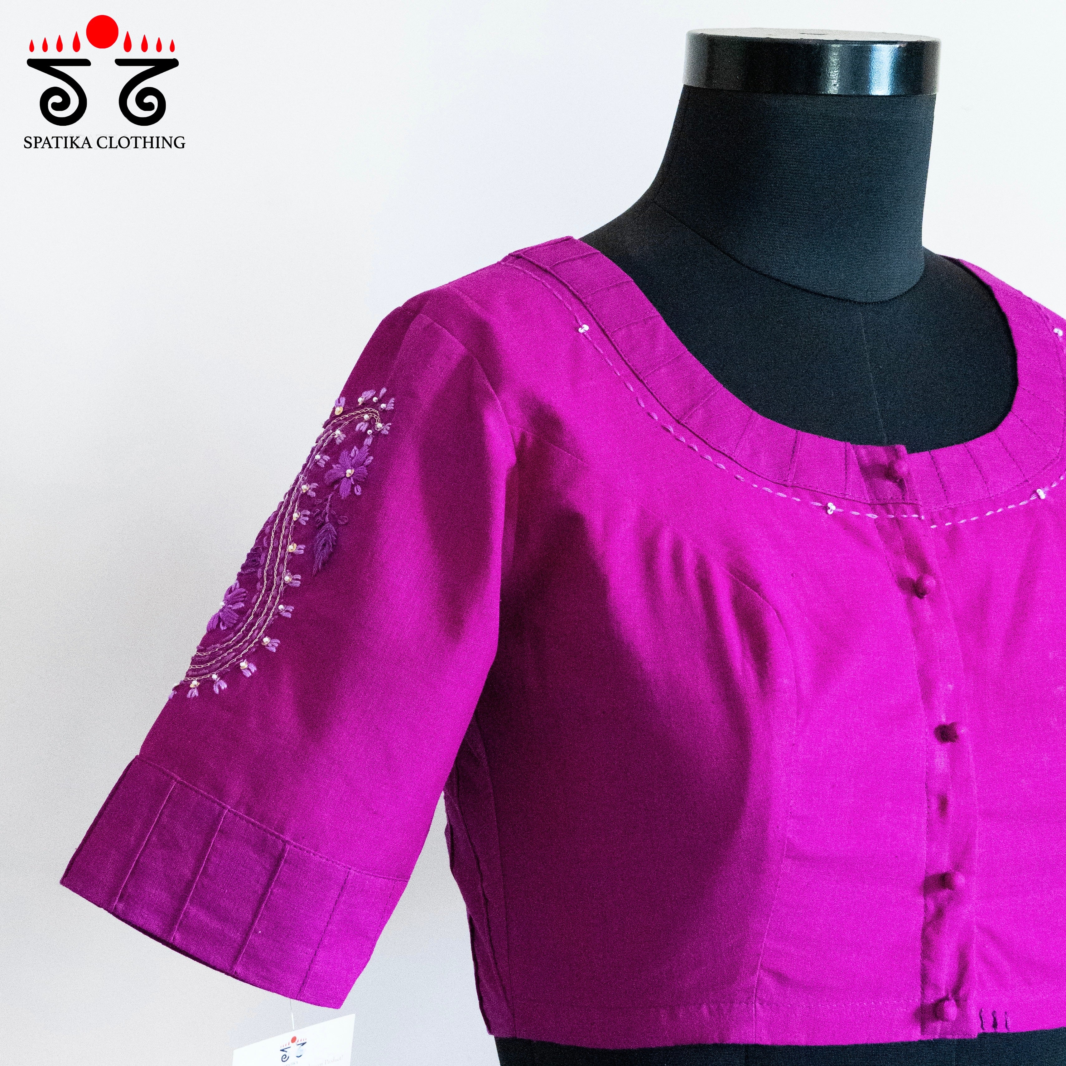 The Chikankari Pink Blouse - New Version!