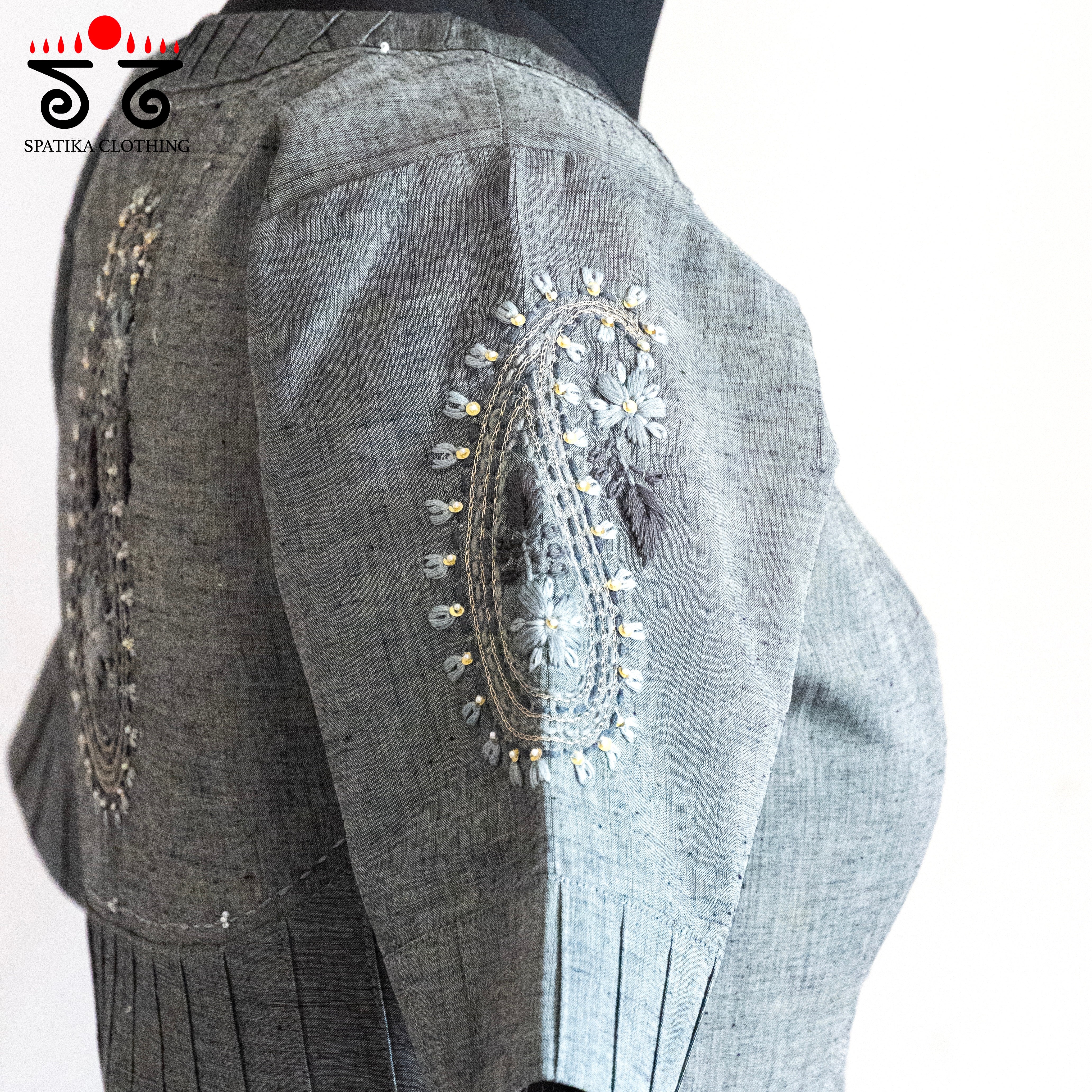 The Chikankari Grey Blouse - New Version!