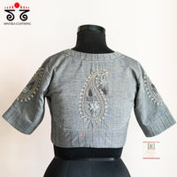 The Chikankari Grey Blouse - New Version!