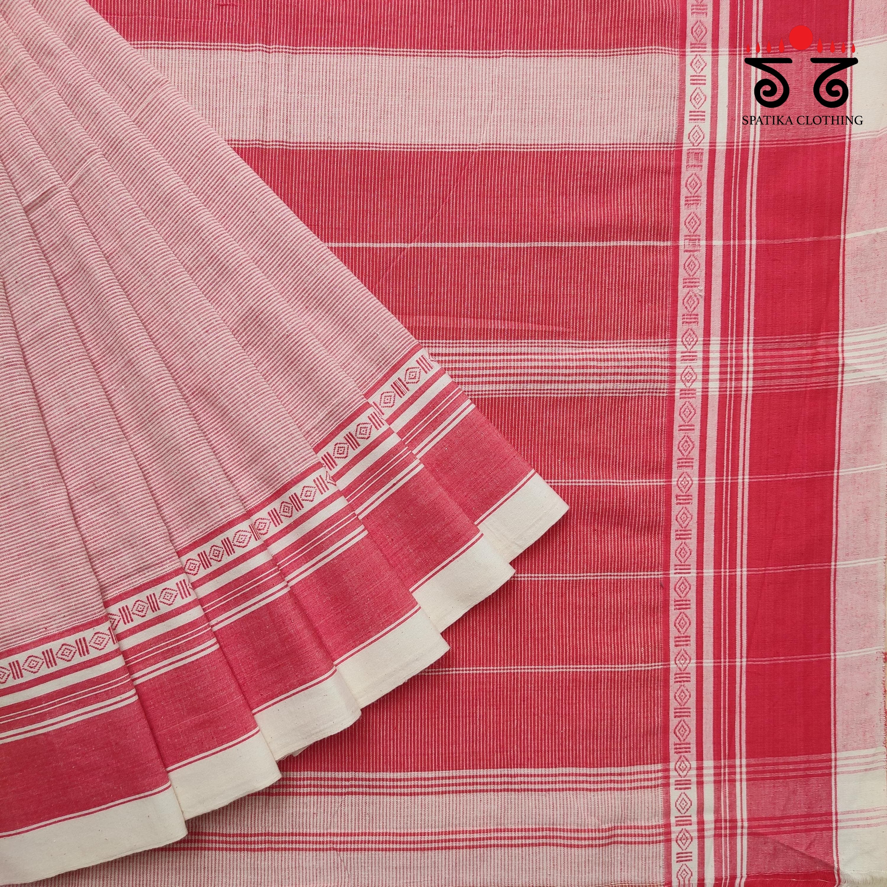 Aane Hejje - Pink & White Revival Saree