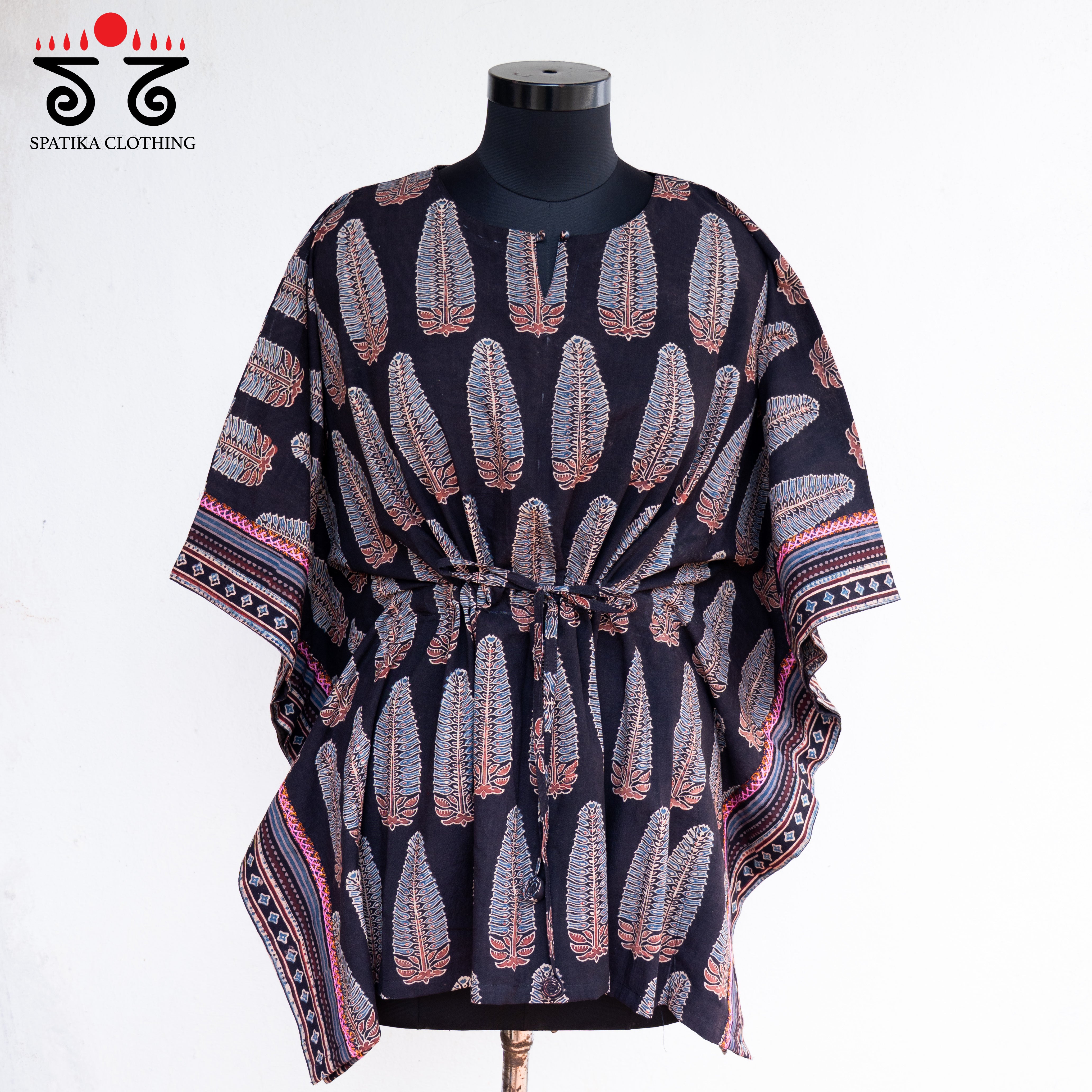 Hand embroidered Kaftan Top