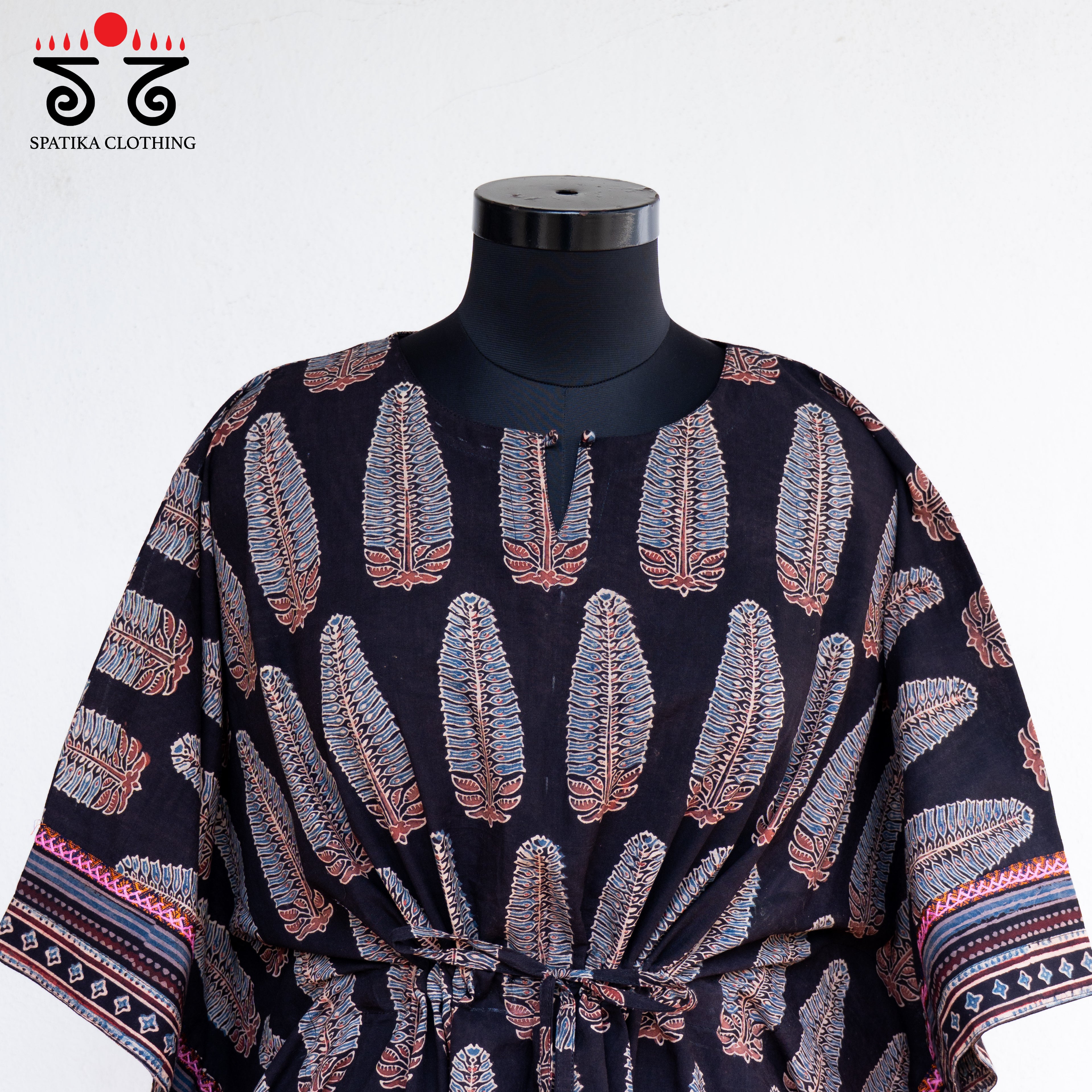 Hand embroidered Kaftan Top