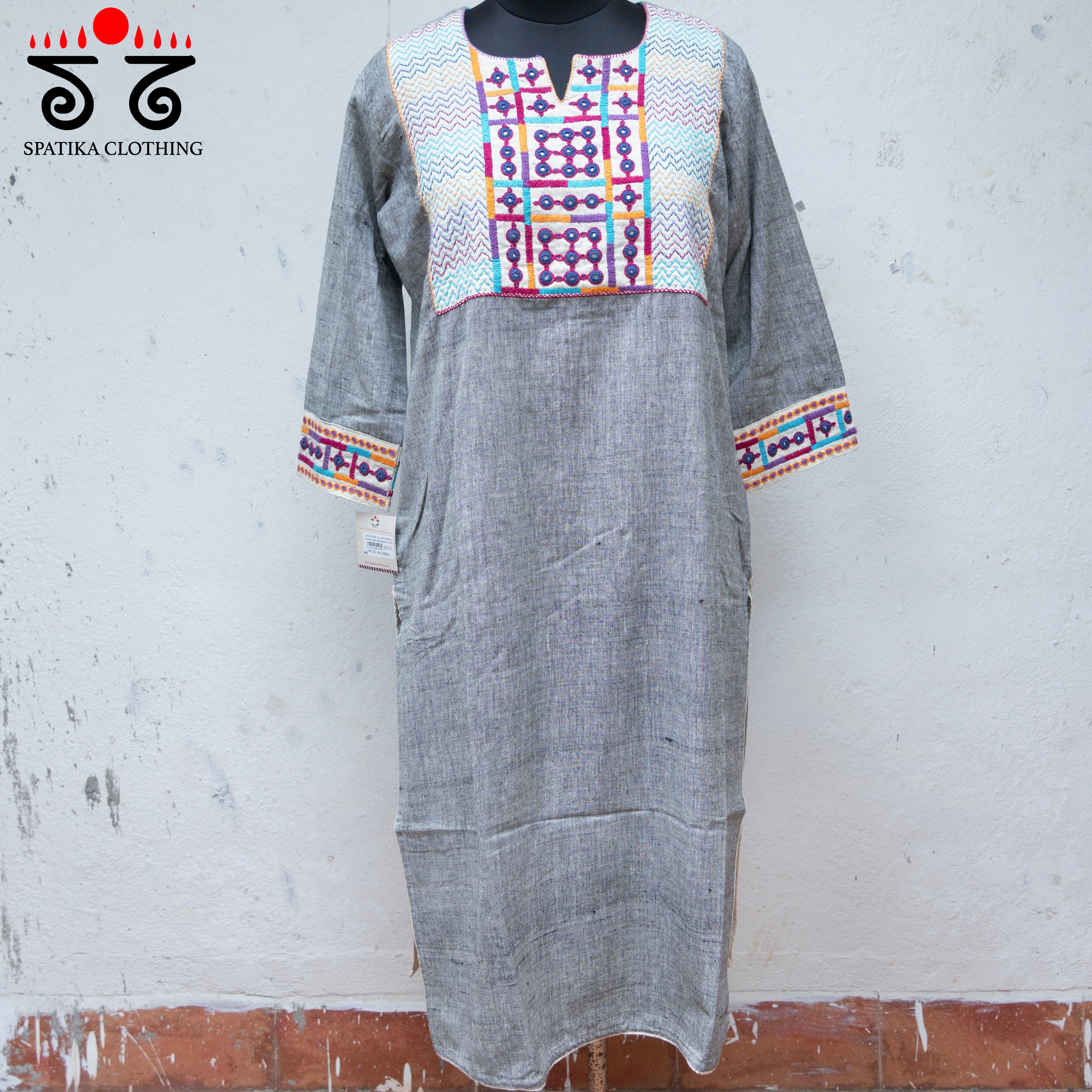 Lambani Hand Embroidered Kurta