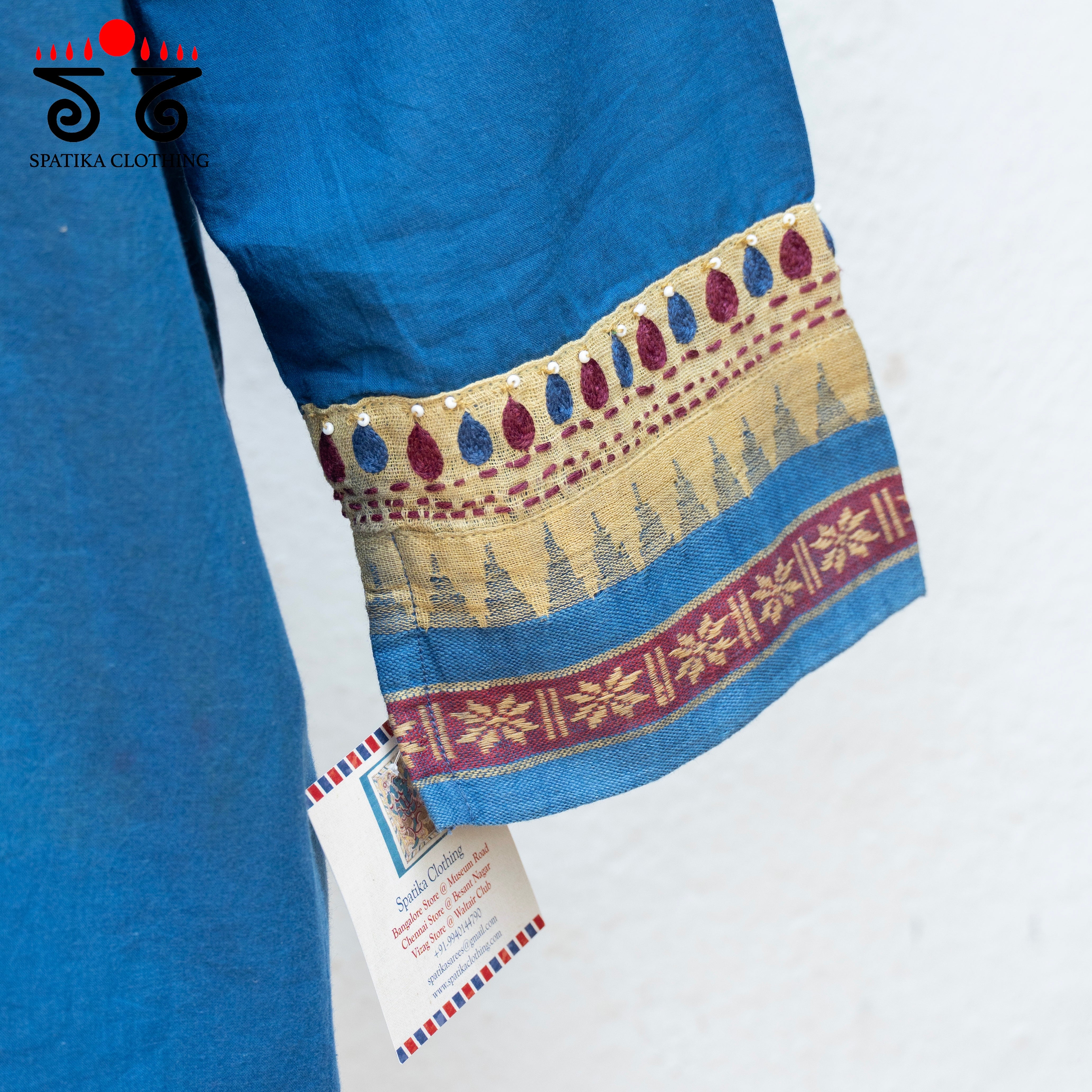 Ponduru Handembroiderd Womens Tunic