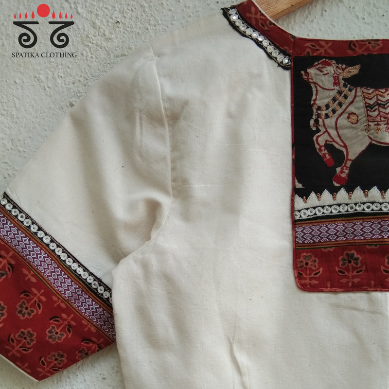 Pichwai Handcrafted Blouse
