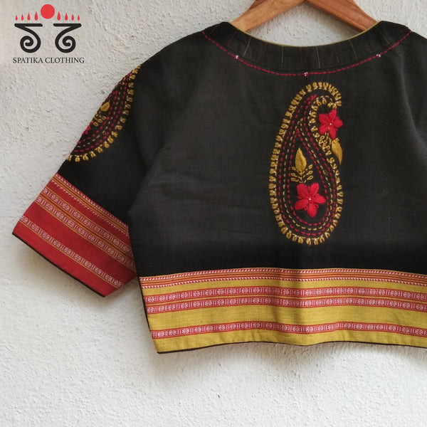 Chikan Hand - Embroidered Blouse