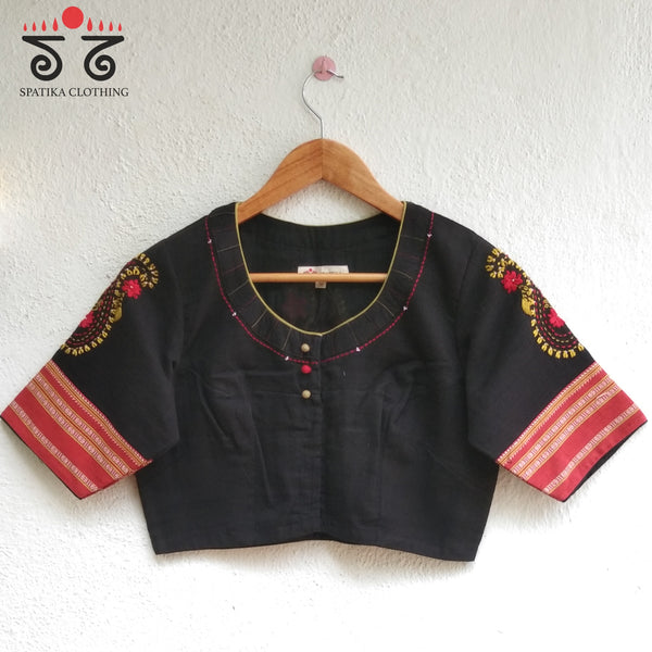 Chikan Hand - Embroidered Blouse