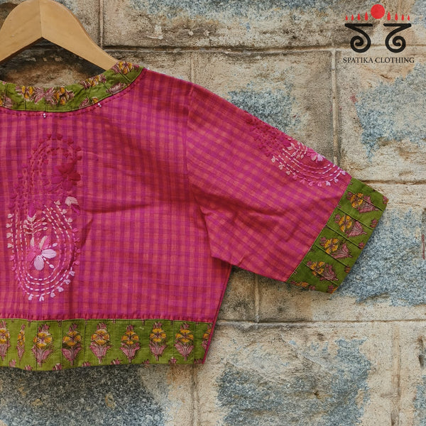 Chikan Hand - Embroidered Blouse