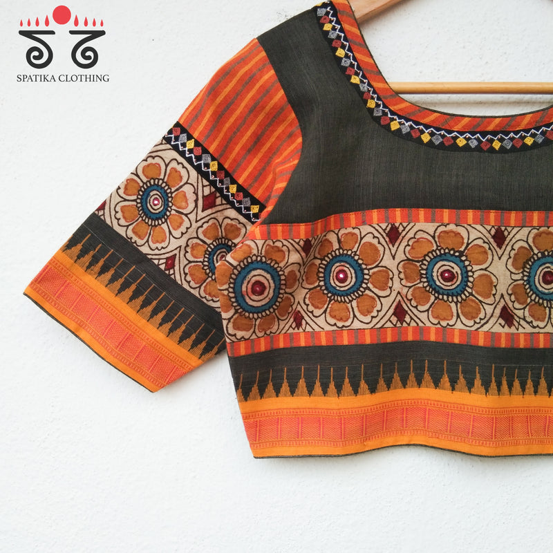 The Ponduru - Pen Kalamkari Blouse