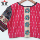 The Ikat - Pen Kalamkari Blouse