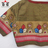 The Ajrakh Pen Kalamkari Blouse