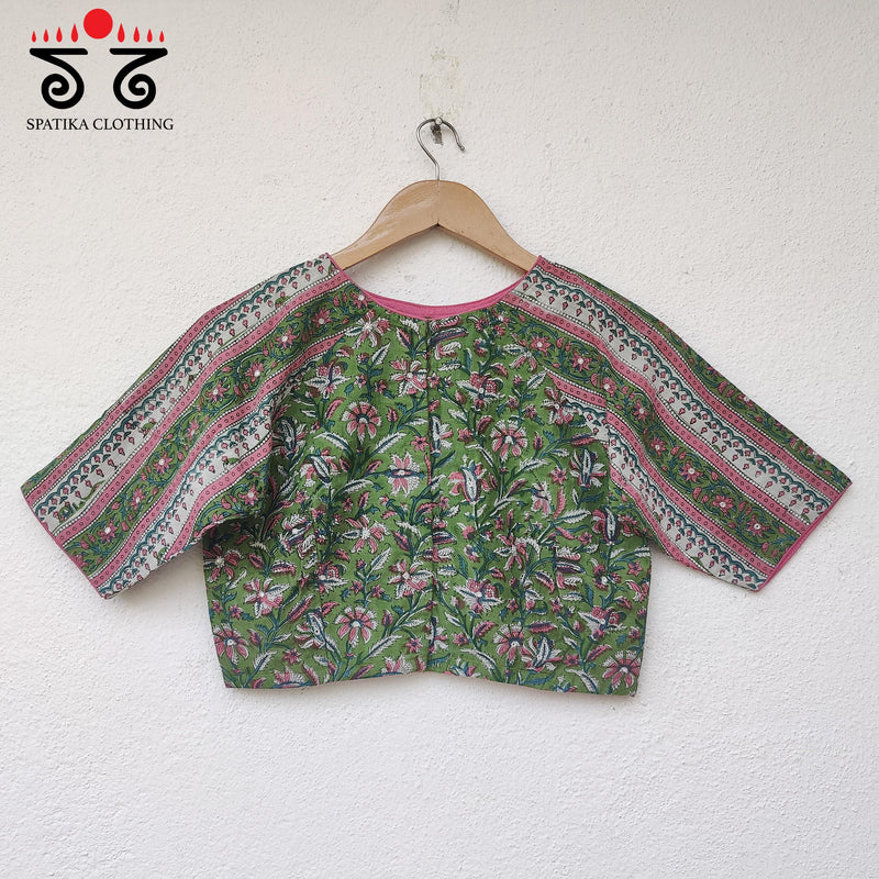 Sanganeri - Hand Embroidered Blouse