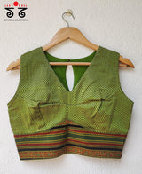 The Khun - Ajrakh sleeveless Blouse