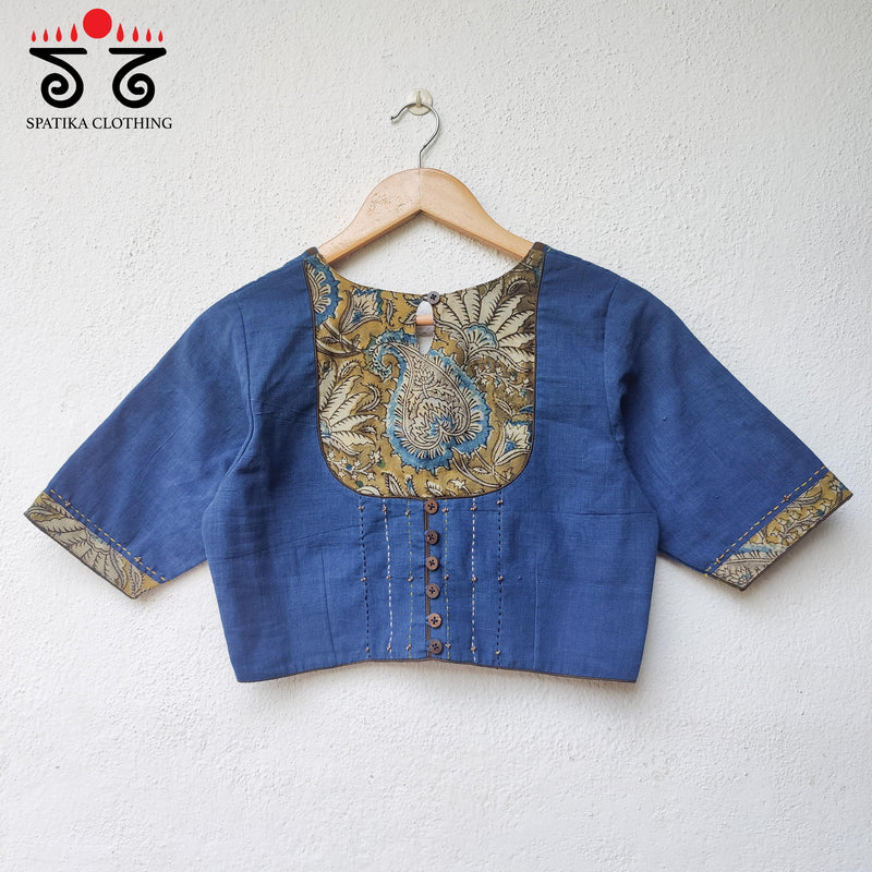 The Inlay Kalamkari Blouse