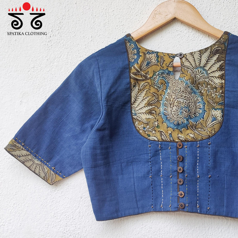 The Inlay Kalamkari Blouse