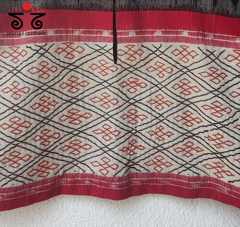 Lambani on Ikat sleeveless Blouse