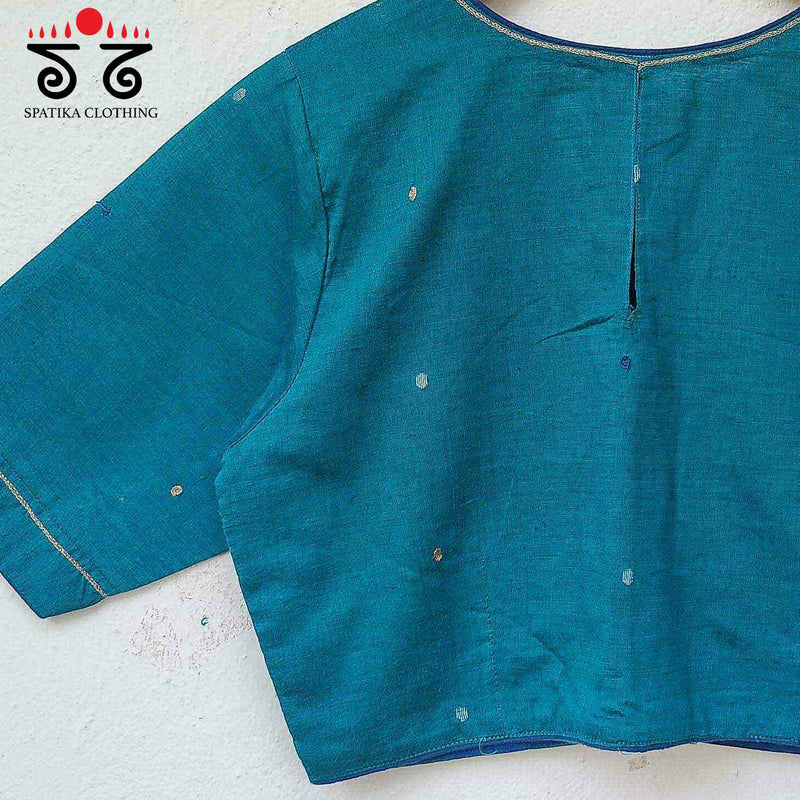 Jamdhani on Bengal Cotton Blouse