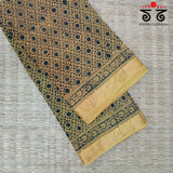 Kalamkari Handblock Print on Mangalagiri Saree