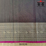 Kanchi Handwoven Cotton Saree