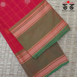 Korvai Kanchi Cotton - Handwoven Saree