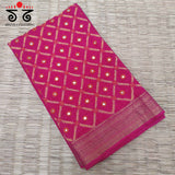 Banjara Handembroidery on Mangalagiri Cotton Blouse Fabric