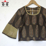 Ajrakh Handblock Printed Croptop