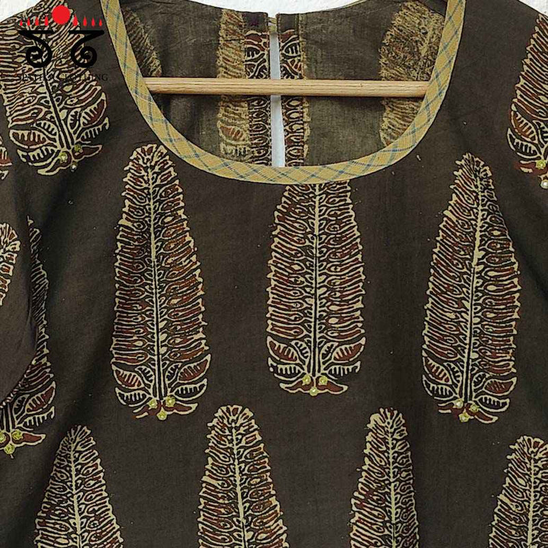 Ajrakh Handblock Printed Croptop