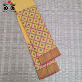 Banjara Handembroidery on Handwoven Cotton Blouse Fabric