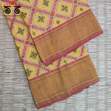 Banjara Handembroidery on Handwoven Cotton Blouse Fabric