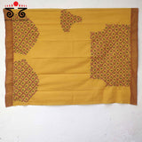 Banjara Handembroidery on Handwoven Cotton Blouse Fabric