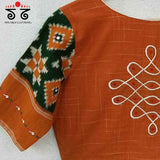 Telia Rumal - Kolam Blouse