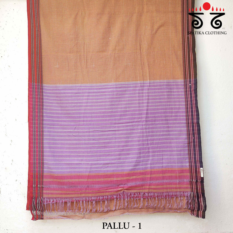 Handembroidered Gomi Teni Saree