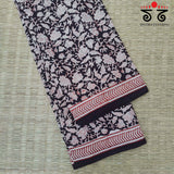 Handblock Printed Cotton Saree