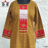 Ajrakh - Ilkal Hand Embroidered Kurta