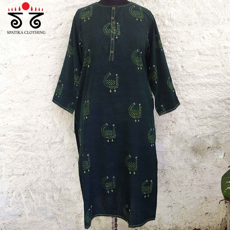 Akola - Hand Embroidered Kurta