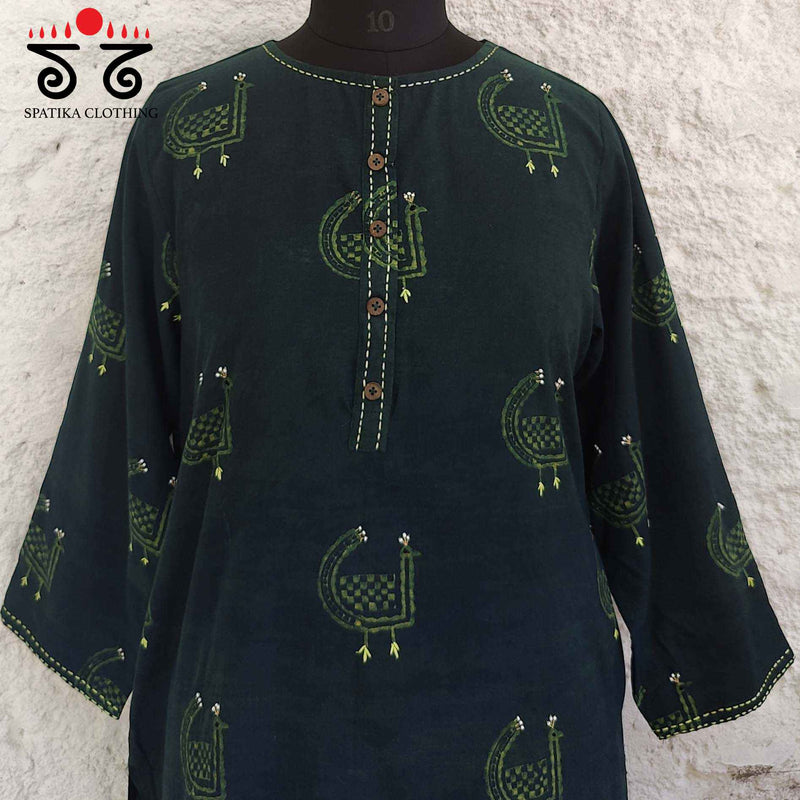 Akola - Hand Embroidered Kurta