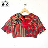 The Ajrakh Collage Blouse