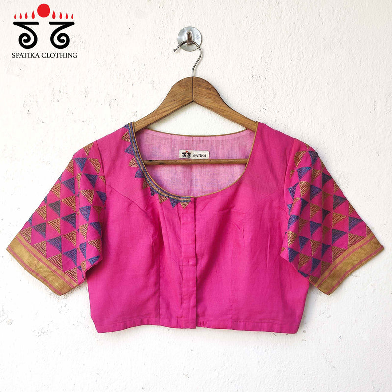 Banjara on Mangalagiri Cotton Blouse