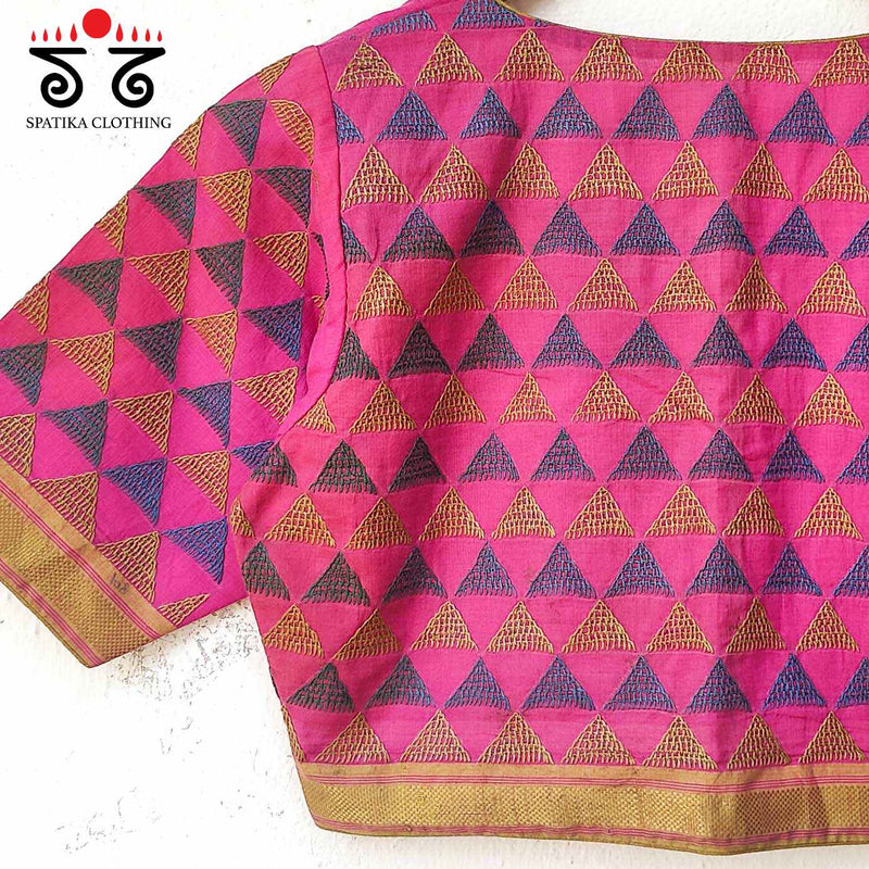 Banjara on Mangalagiri Cotton Blouse