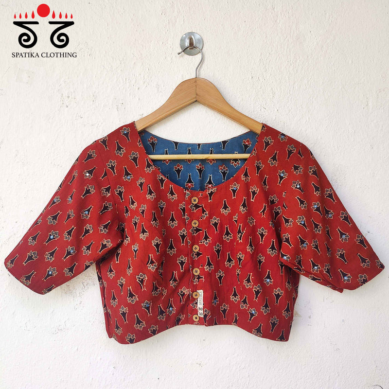 The Ajrakh Reversible Blouse