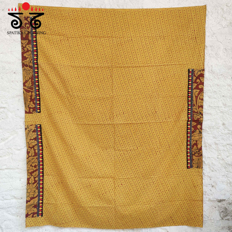 Kalamkari Hand Embroidered Blouse Fabric