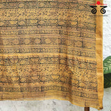 Kalamkari Handblock Print on Mangalagiri Saree