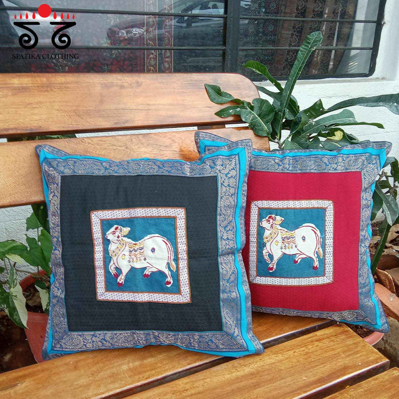 The Pichwai Cushion Cover