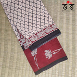 Handblock Printed Cotton Saree