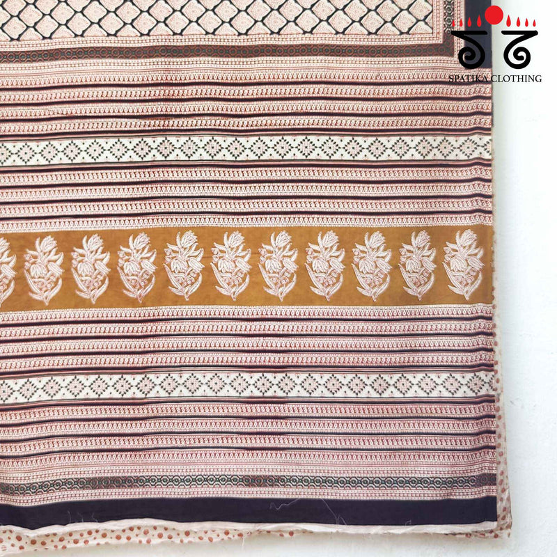 Handblock Printed Cotton Saree